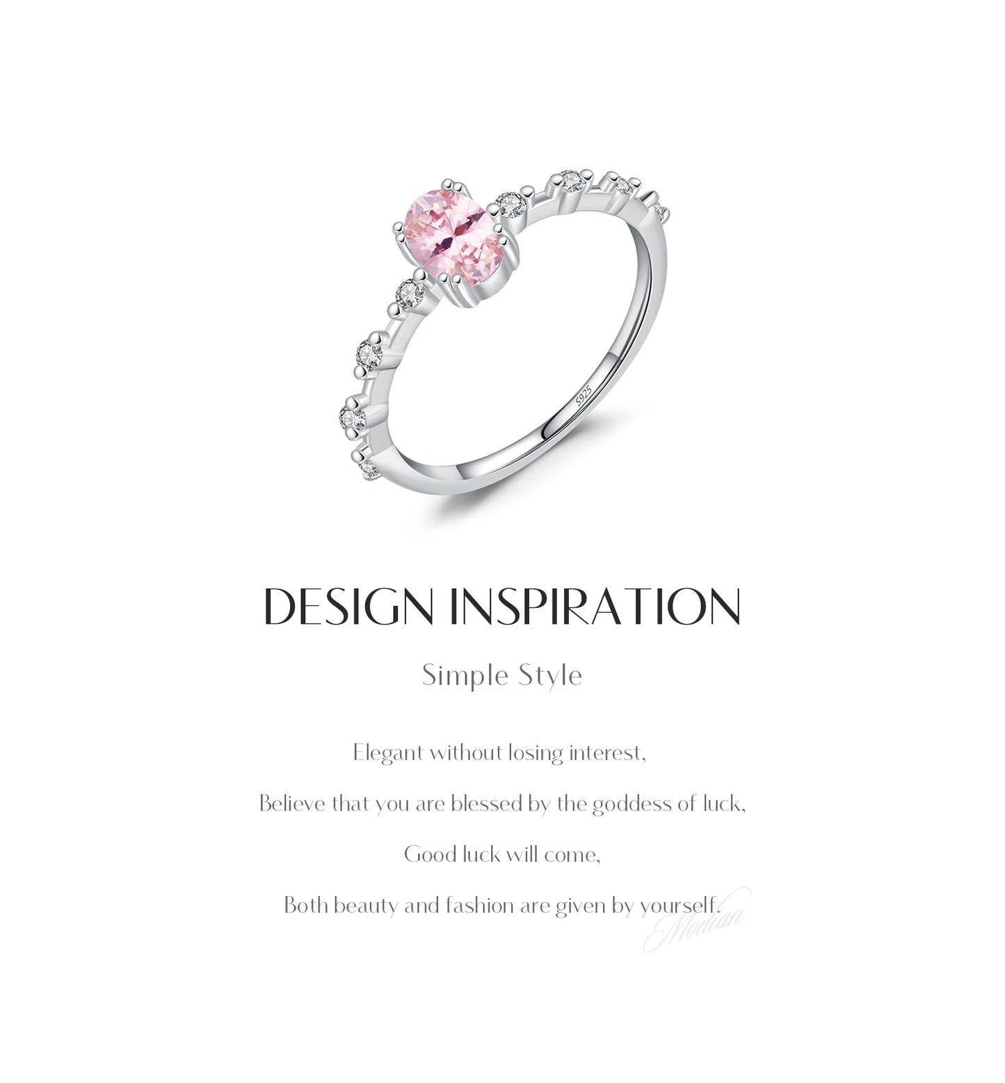 Moonlit Promise – Oval Solitaire Ring