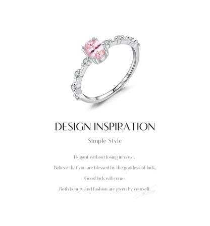 Moonlit Promise – Oval Solitaire Ring