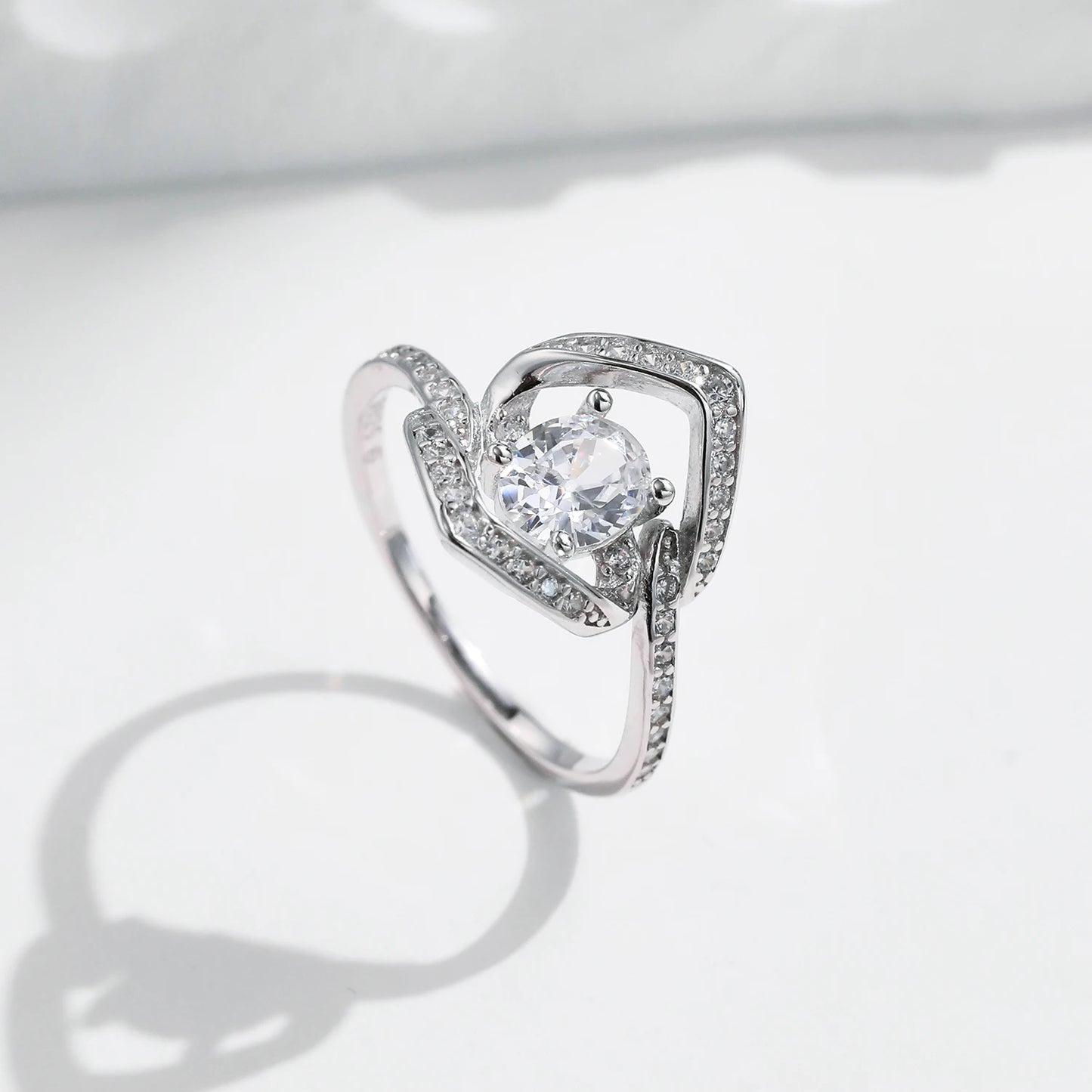 Celestial Radiance –Sparkling Statement Ring