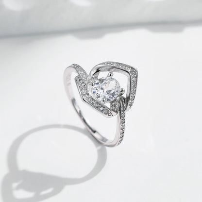 Celestial Radiance –Sparkling Statement Ring