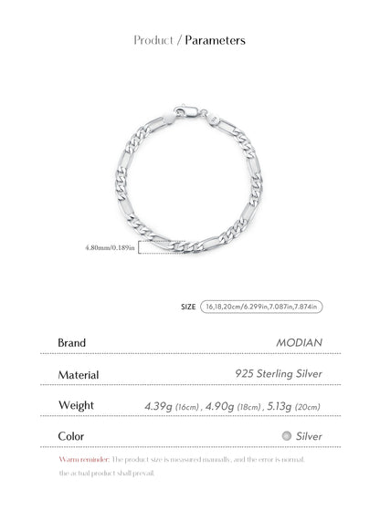 Infinity Link – Figaro Armband