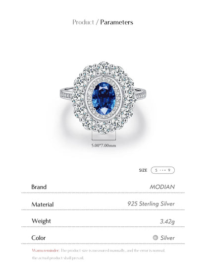 Starlight Grace – Ovaler Zirkonia-Cocktailring