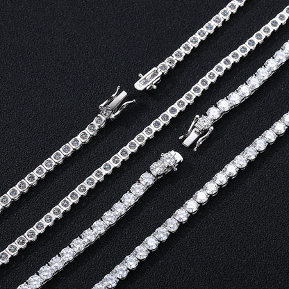 Luna Ice Tennis –  Moissanite Halskette