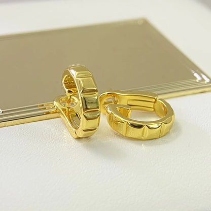 Eleganza parigina – Orecchini in argento sterling con placcatura in oro 18 carati, lusso francese per le donne