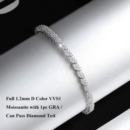 Marquise Grace – Moissanit Tennisarmband