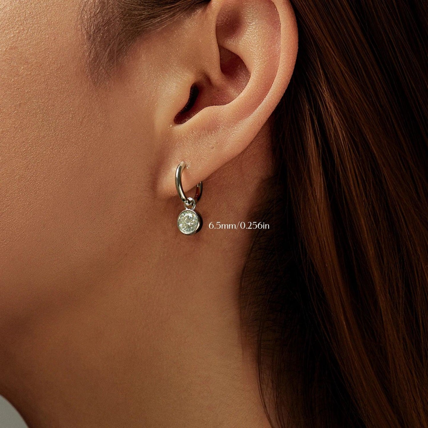 Twilight Glow – Moissanit Creolen - Alyrah Jewellery