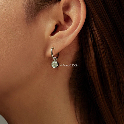 Twilight Glow – Moissanit Creolen - Alyrah Jewellery