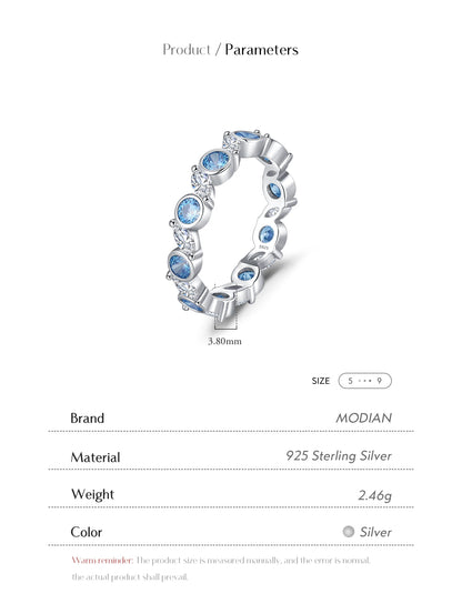 Urban Ocean – Blue  Eternity Ring