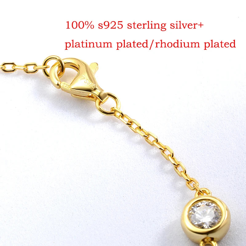 Bubble Spark Elegance – Moissanite Tennis Armband