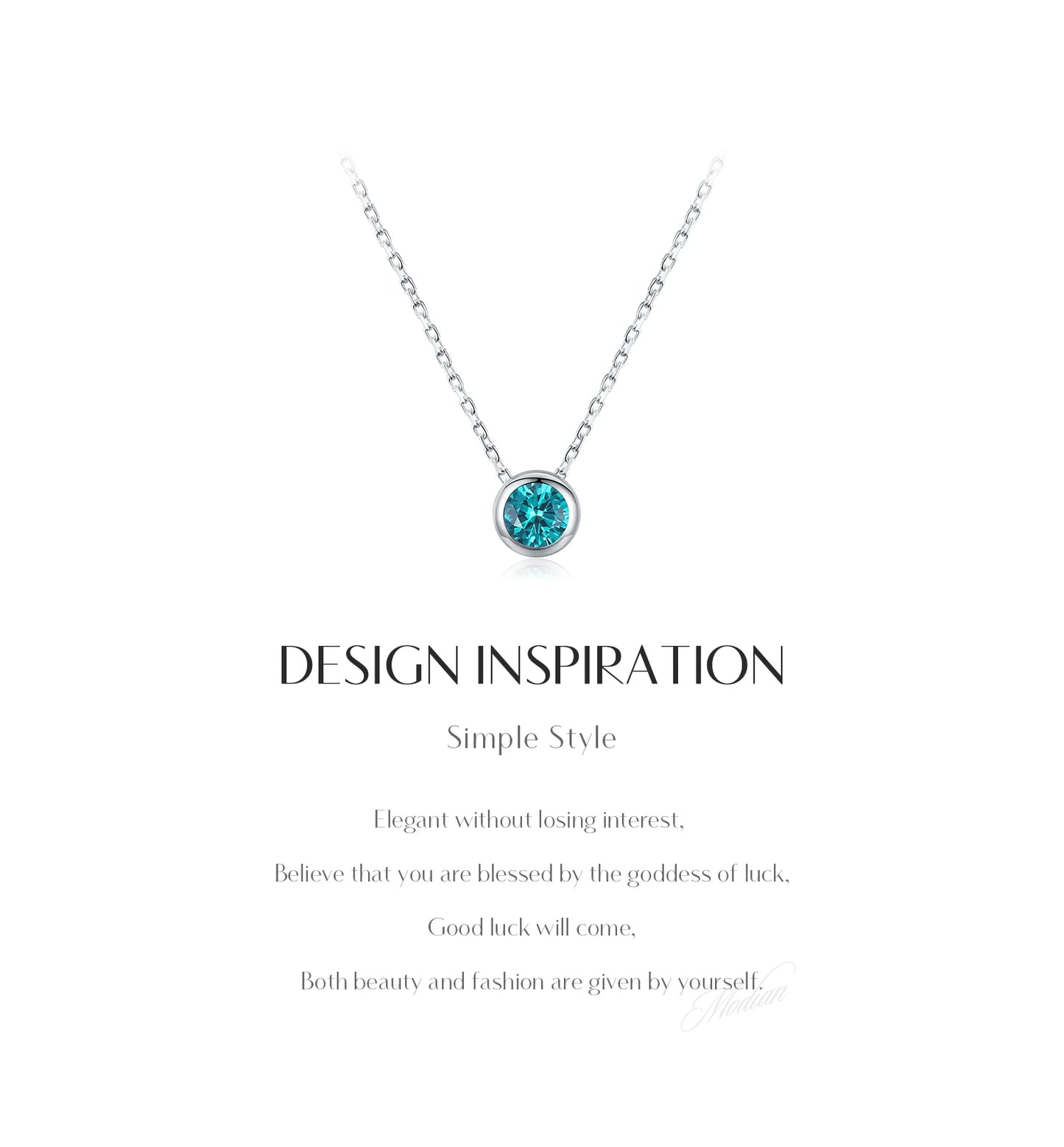 Urban Teal Glow – pendente rotondo in zirconia