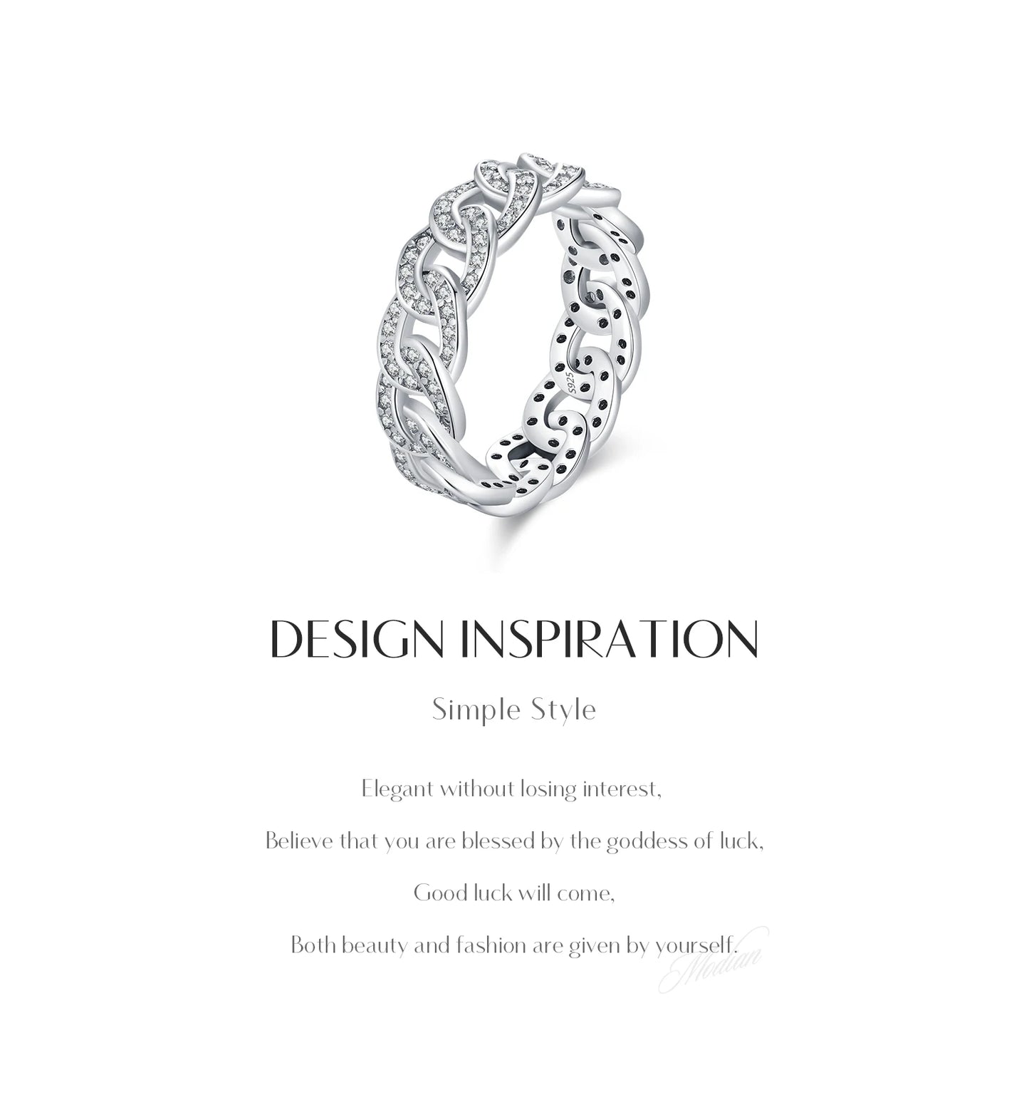 Sparkle Lock – Zirkon Eternity Ring