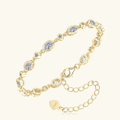 Radiant magic – Moissanite tennis bracelet, a luxurious piece of jewelry