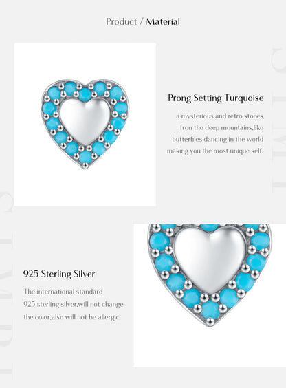 Urban Heart Vintage – Classic Heart Stud Earrings