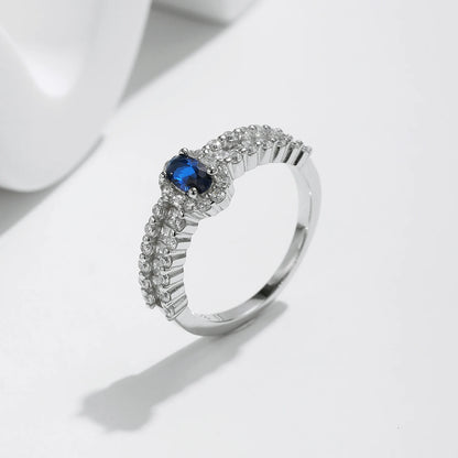 Royal Blue – Zirkon Ovalring