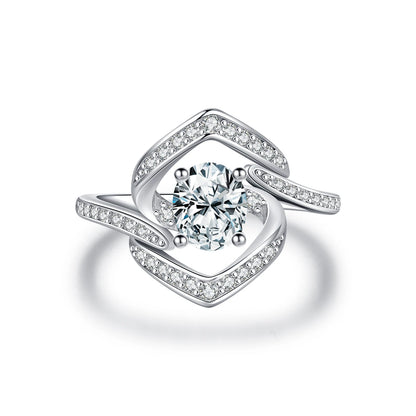 Celestial Radiance –Sparkling Statement Ring