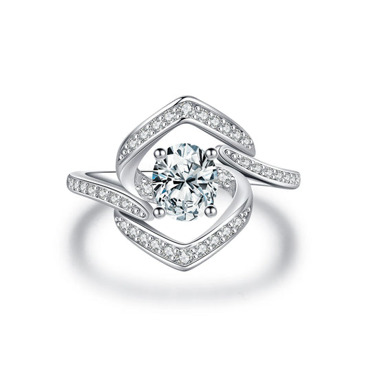 Celestial Radiance –Sparkling Statement Ring