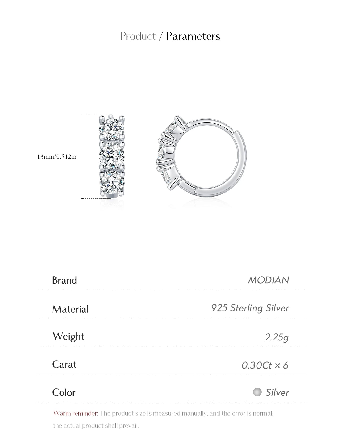 Luminous Ring – Moissanit Creolen