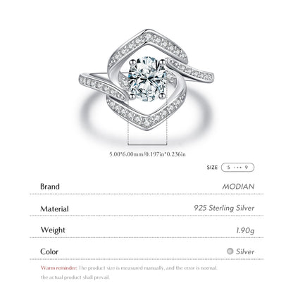 Celestial Radiance –Sparkling Statement Ring