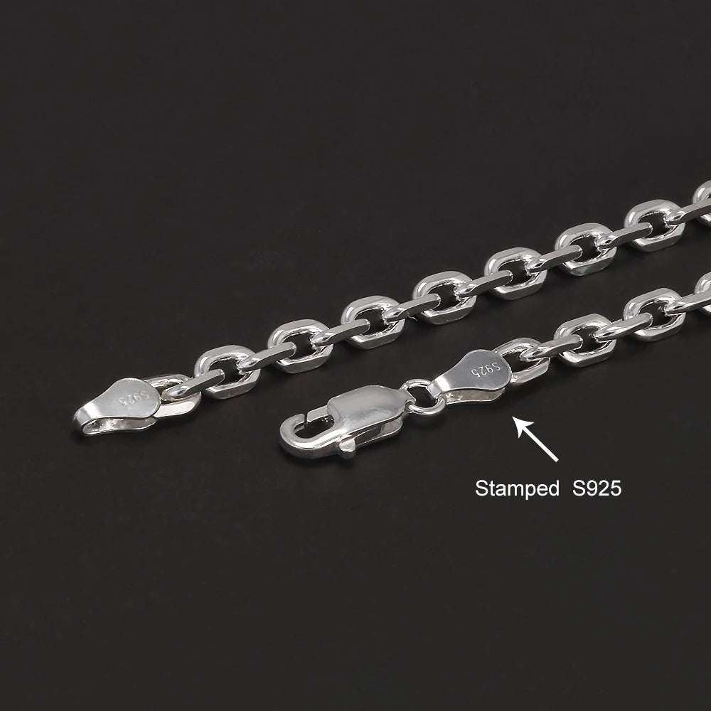 Urban Paperclip Flow – Diamond-Cut Chain Armband