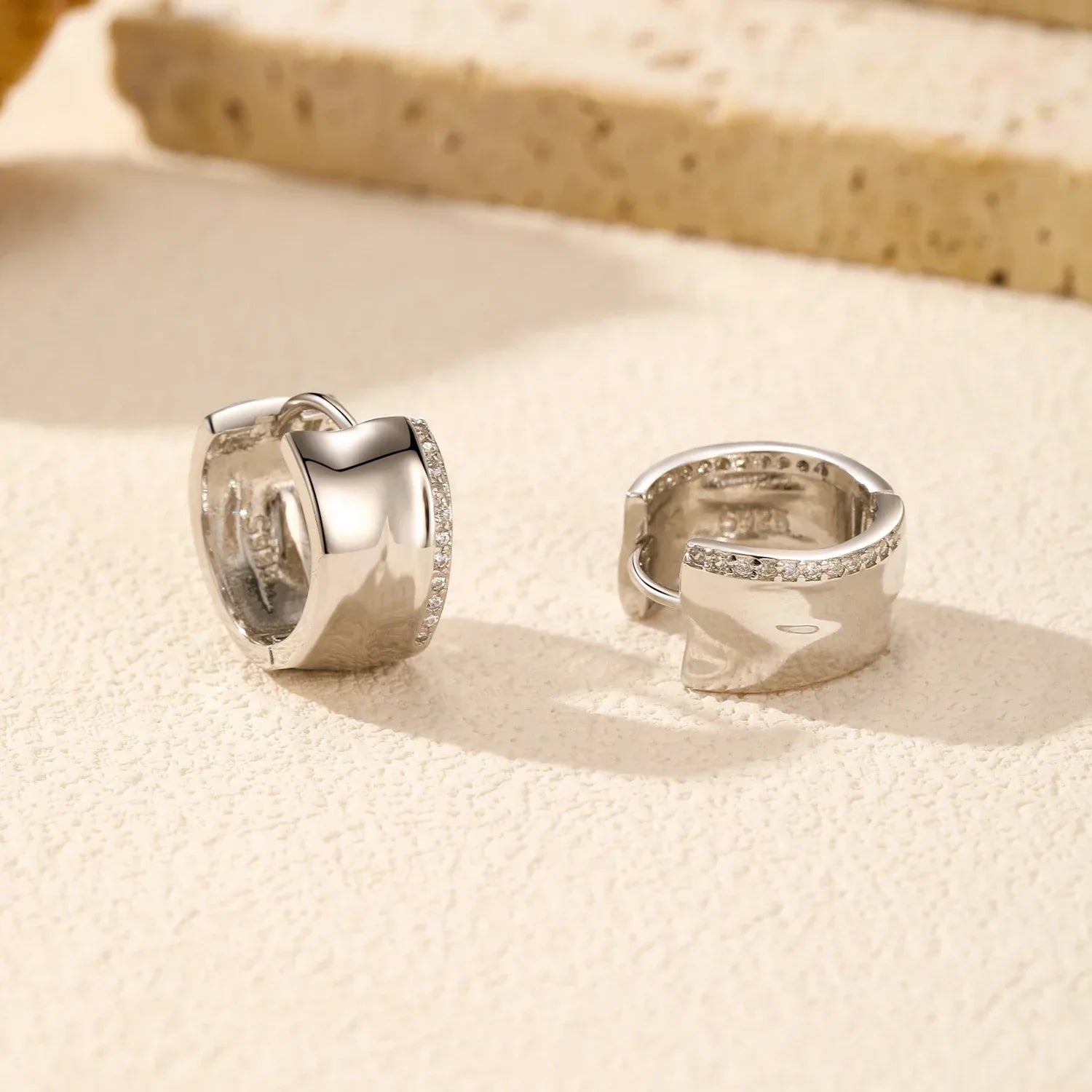 Liquid Flow – CZ Creolen - Alyrah Jewellery