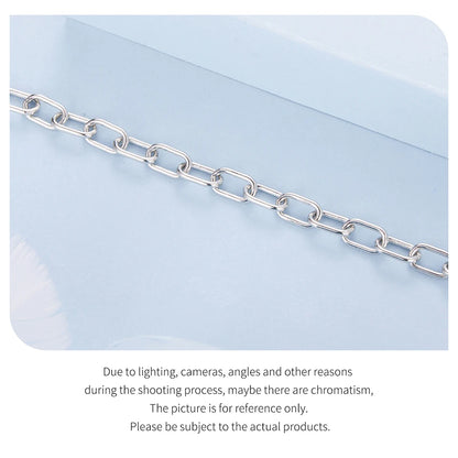 Paperclip Luxe Charm – Bracciale regolabile