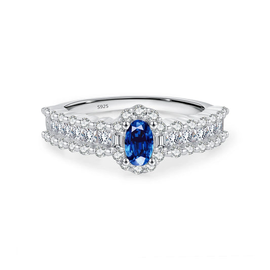Royal Blue – Zirkon Ovalring