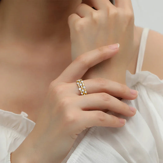 Ewiges Leuchten – Eternity-Ring - Alyrah Jewellery