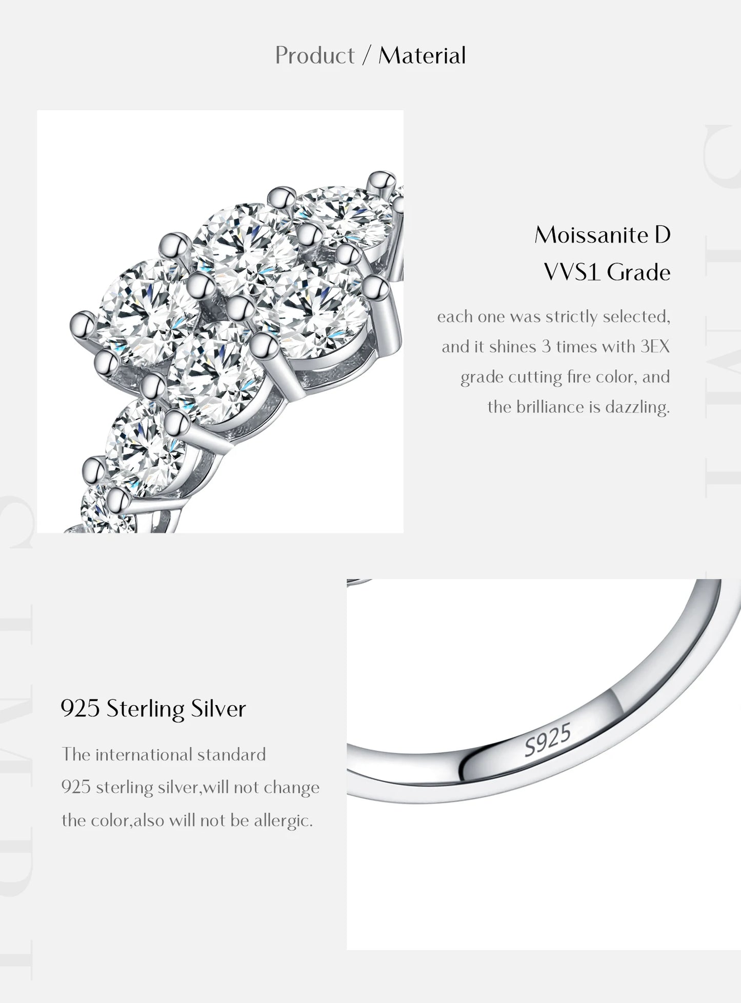 Eternal Geometry – Moissanit Eternity Ring