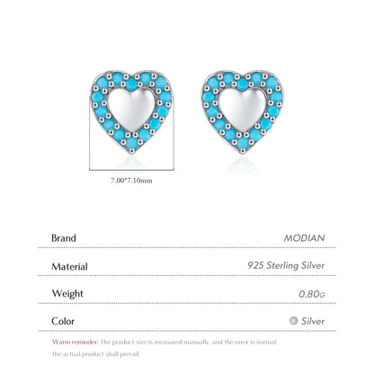 Urban Heart Vintage – Classic Heart Stud Earrings