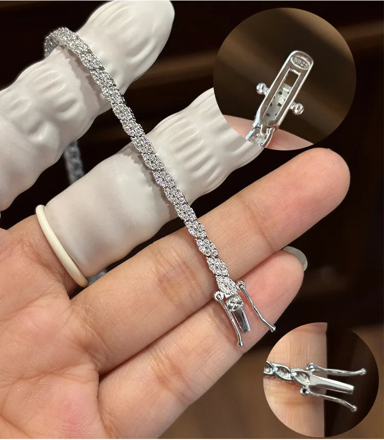 Marquise Grace – Moissanit Tennisarmband