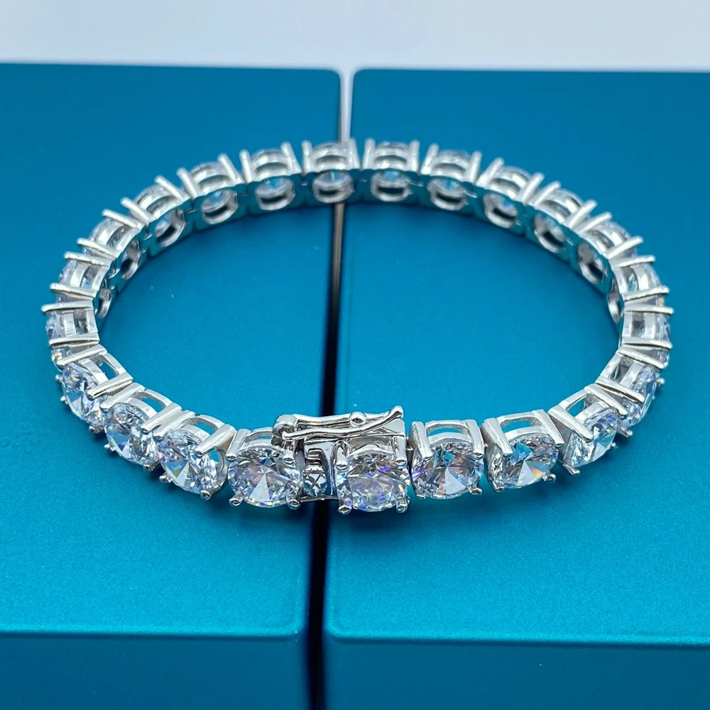 Urban Ice Tennis – Moissanit Tennisarmband