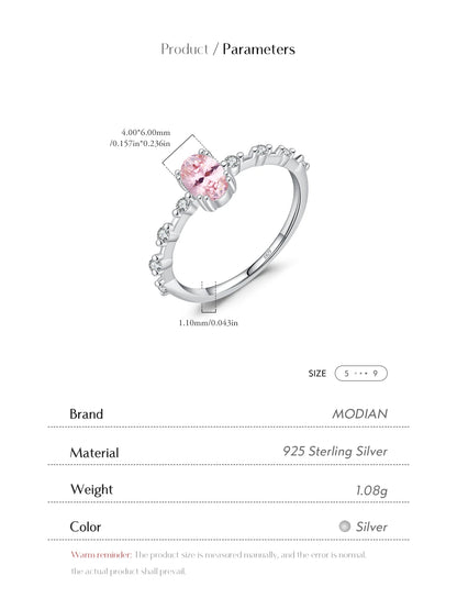 Moonlit Promise – Oval Solitaire Ring