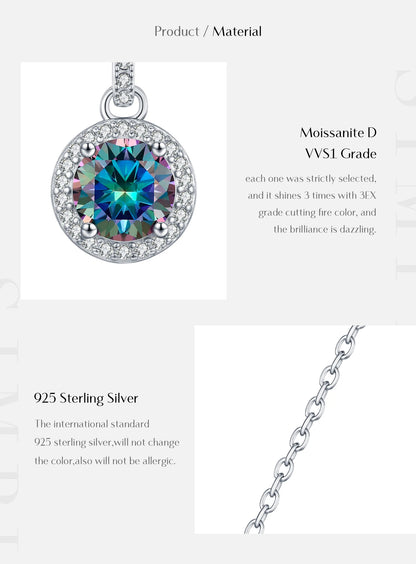 Rainbow Spark – Collana con ciondolo da donna