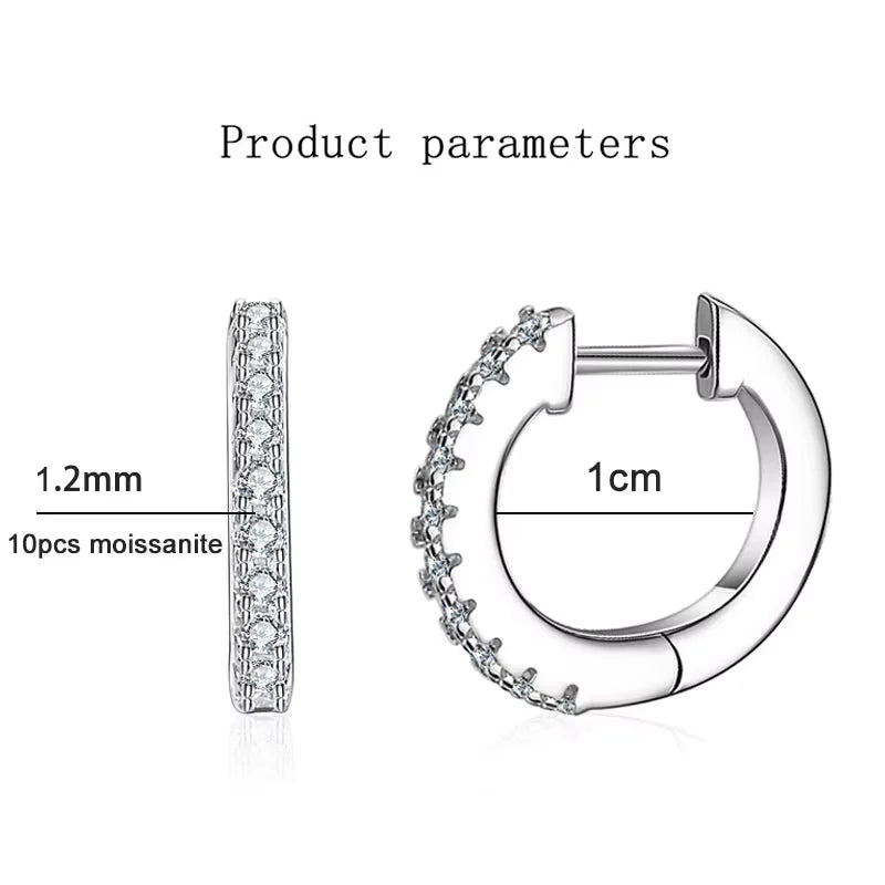 Lumière – Orecchini Huggie scintillanti 