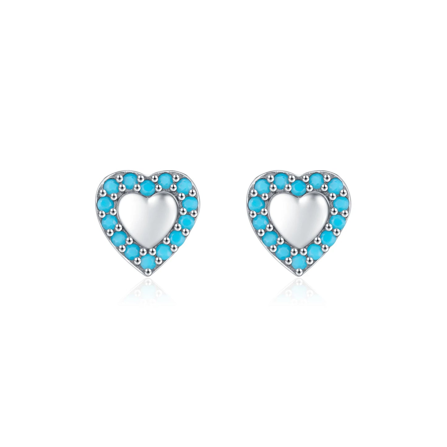 Urban Heart Vintage – Classic Heart Stud Earrings