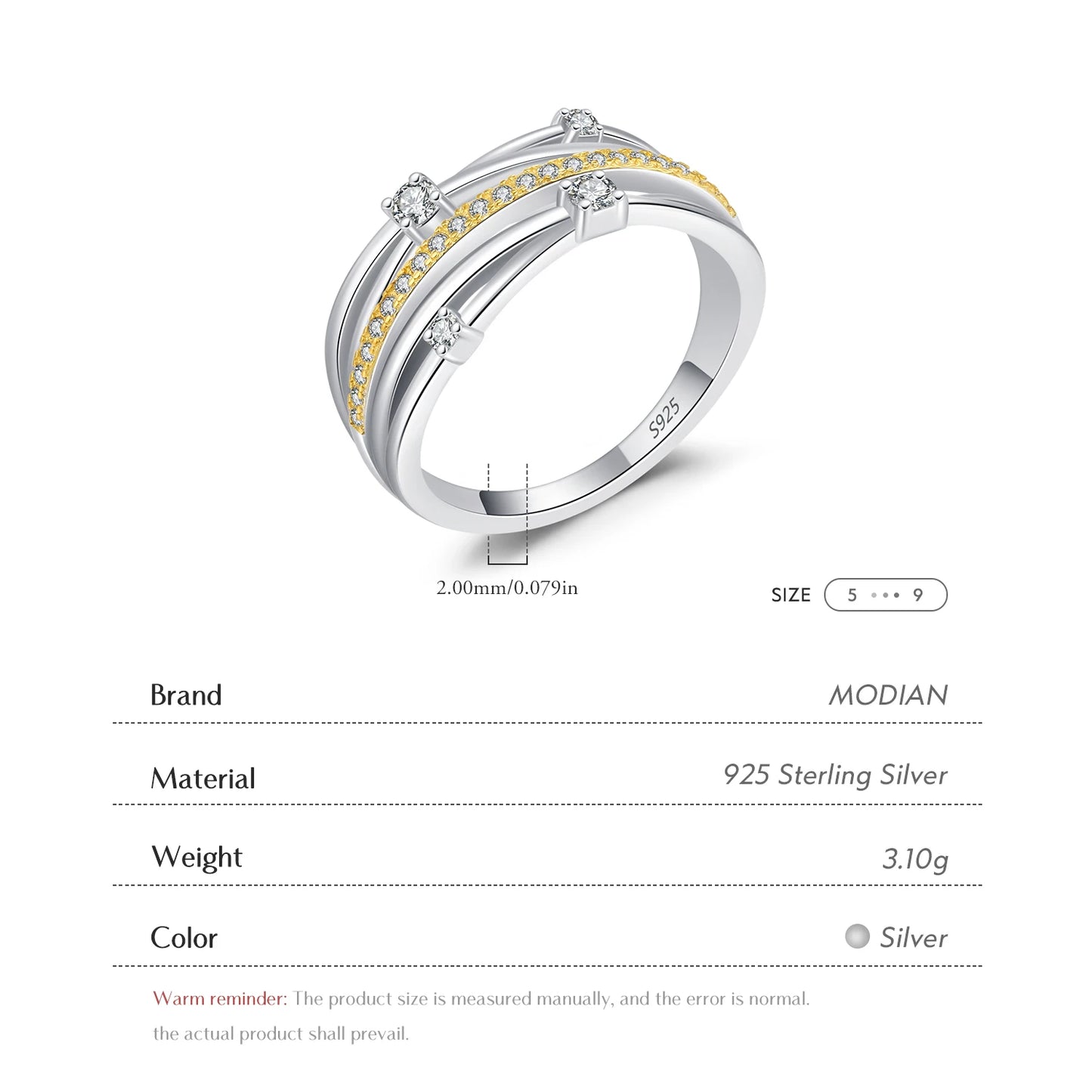 Twist Elegance – Damen-Cocktailring