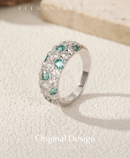 Emerald Glow – Damen-Cocktailring