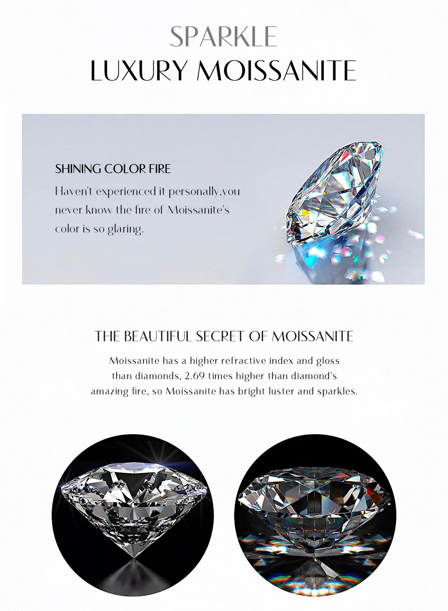 Urban Bloom – Moissanite Flower Stud Earrings