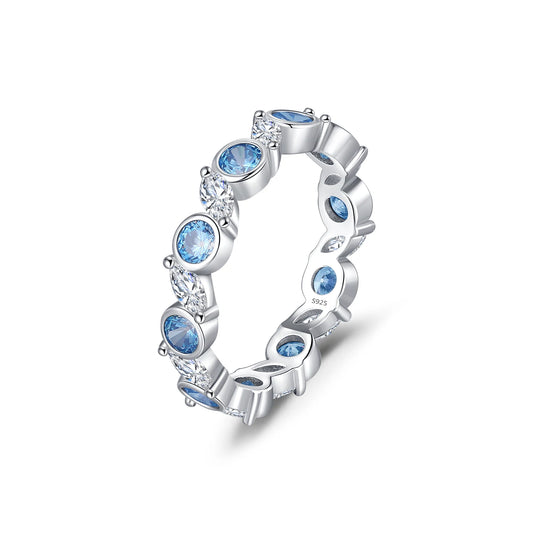 Urban Ocean – Blue  Eternity Ring