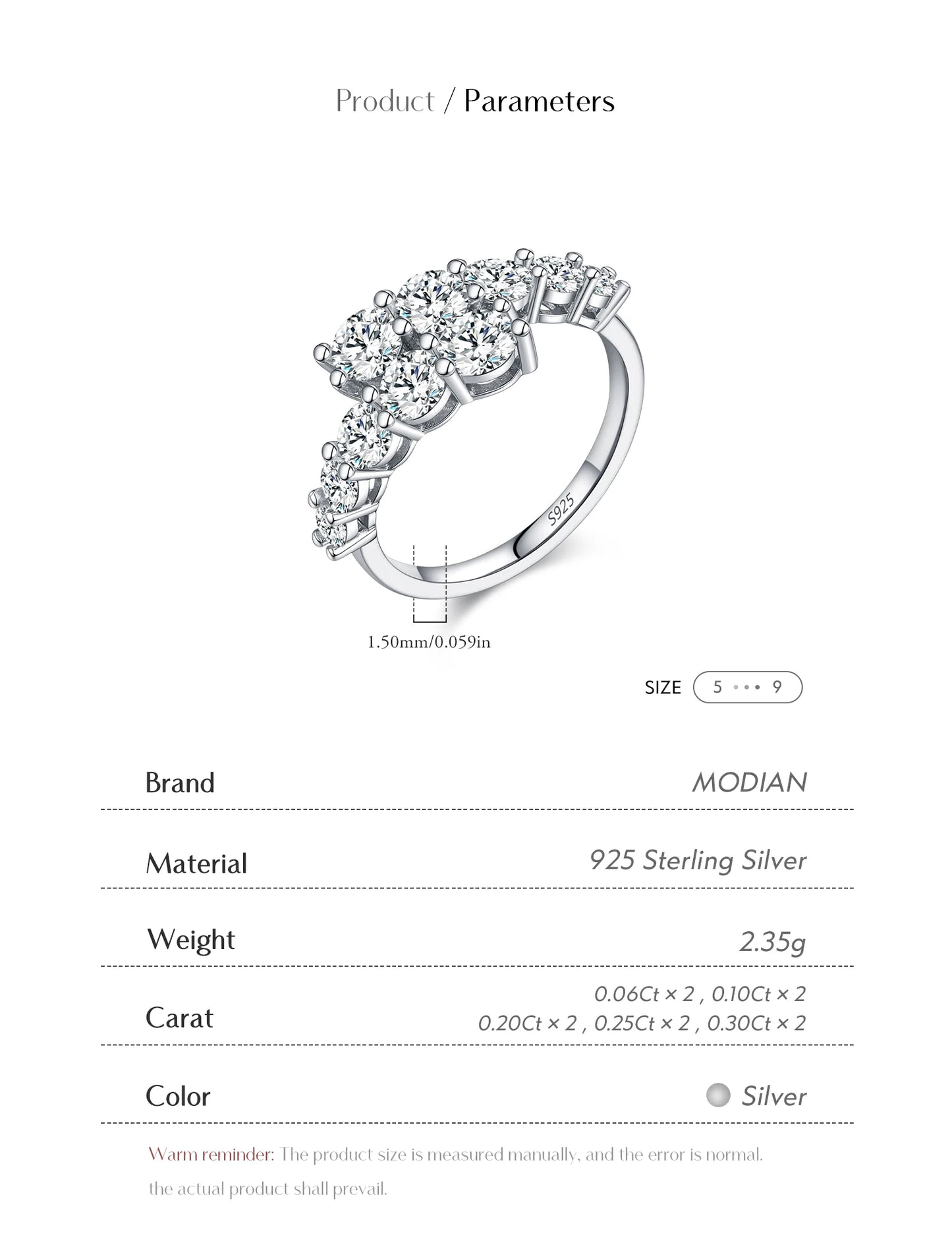 Eternal Geometry – Moissanit Eternity Ring