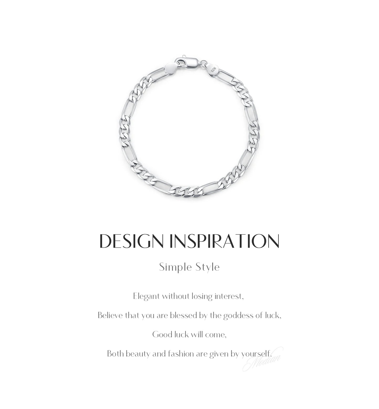 Infinity Link – Figaro Armband