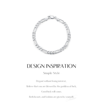 Infinity Link – Figaro Armband