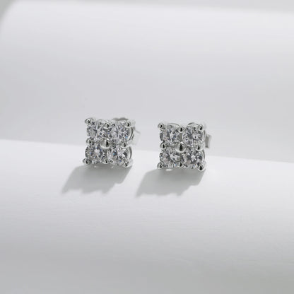Urban Spark – Moissanite Stud Earrings