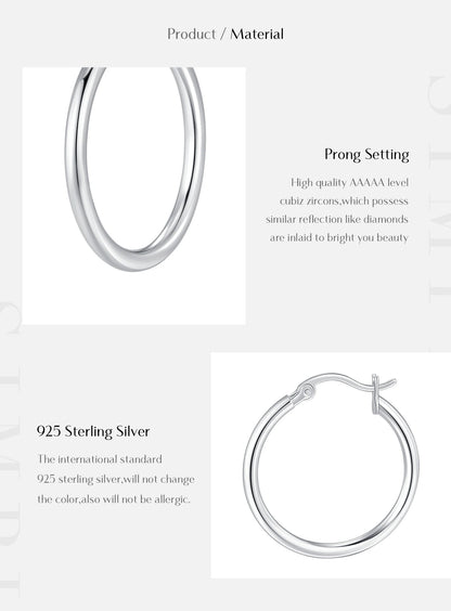 Urban French Bold – Classic hoop earrings