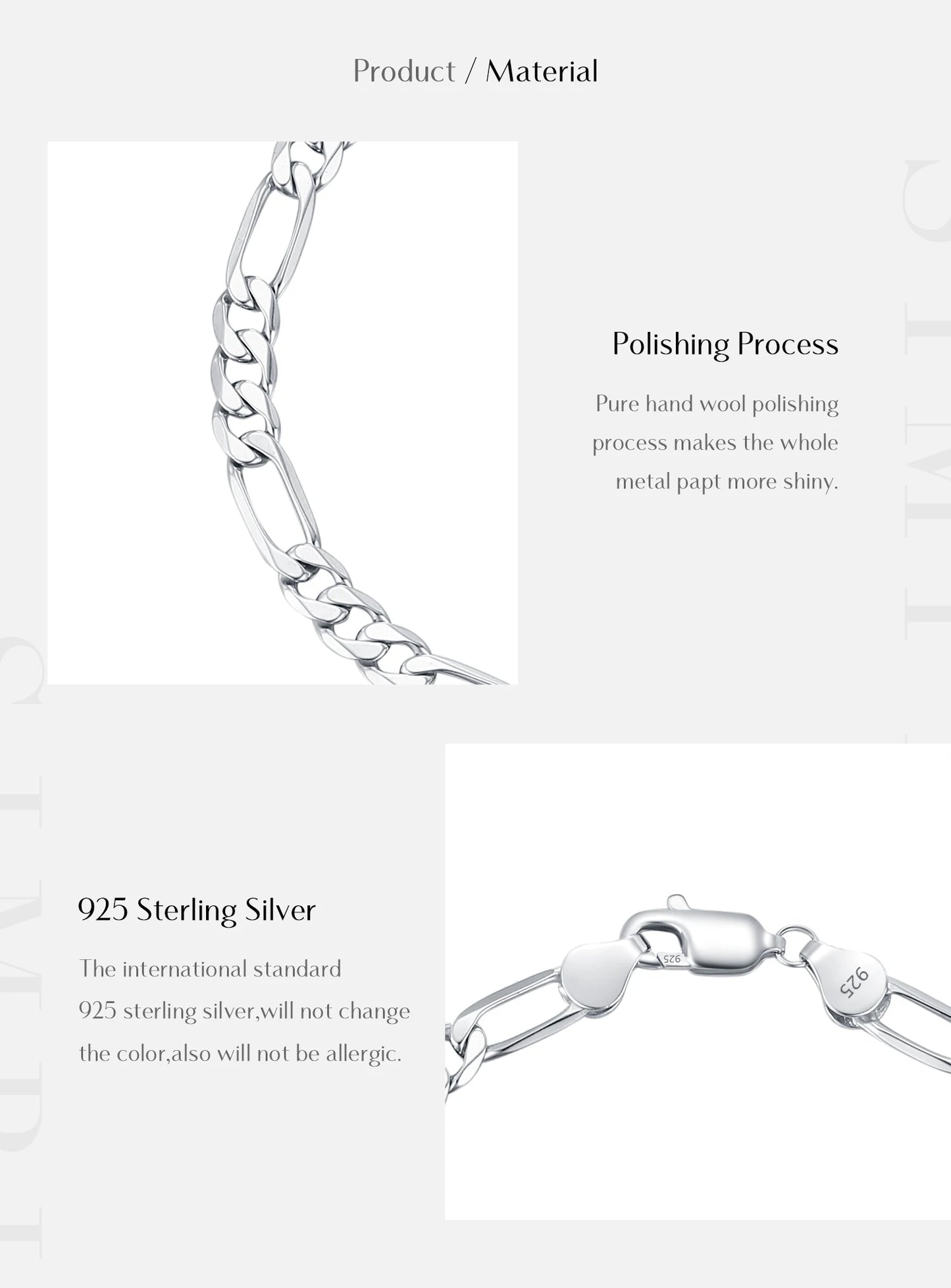 Infinity Link – Figaro Armband