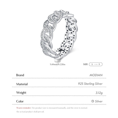Sparkle Lock – Zirkon Eternity Ring