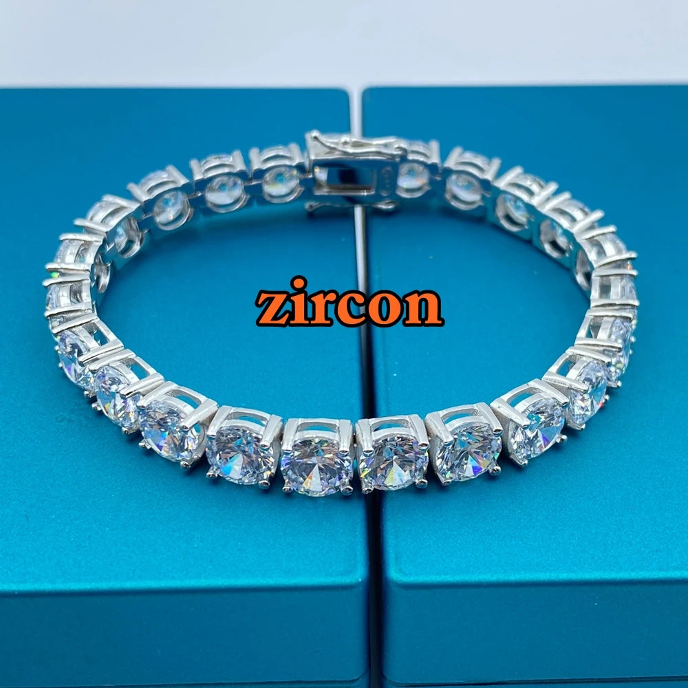 Urban Ice Tennis – Moissanit Tennisarmband