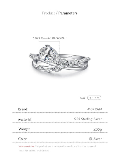 Urban Spark – Entangled Lines Design Ring