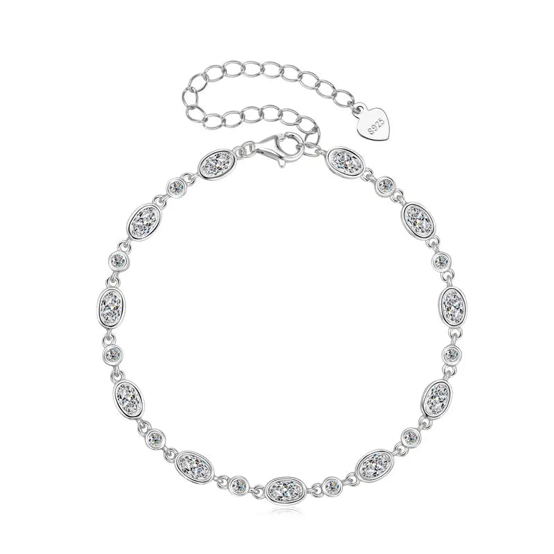 Radiant magic – Moissanite tennis bracelet, a luxurious piece of jewelry
