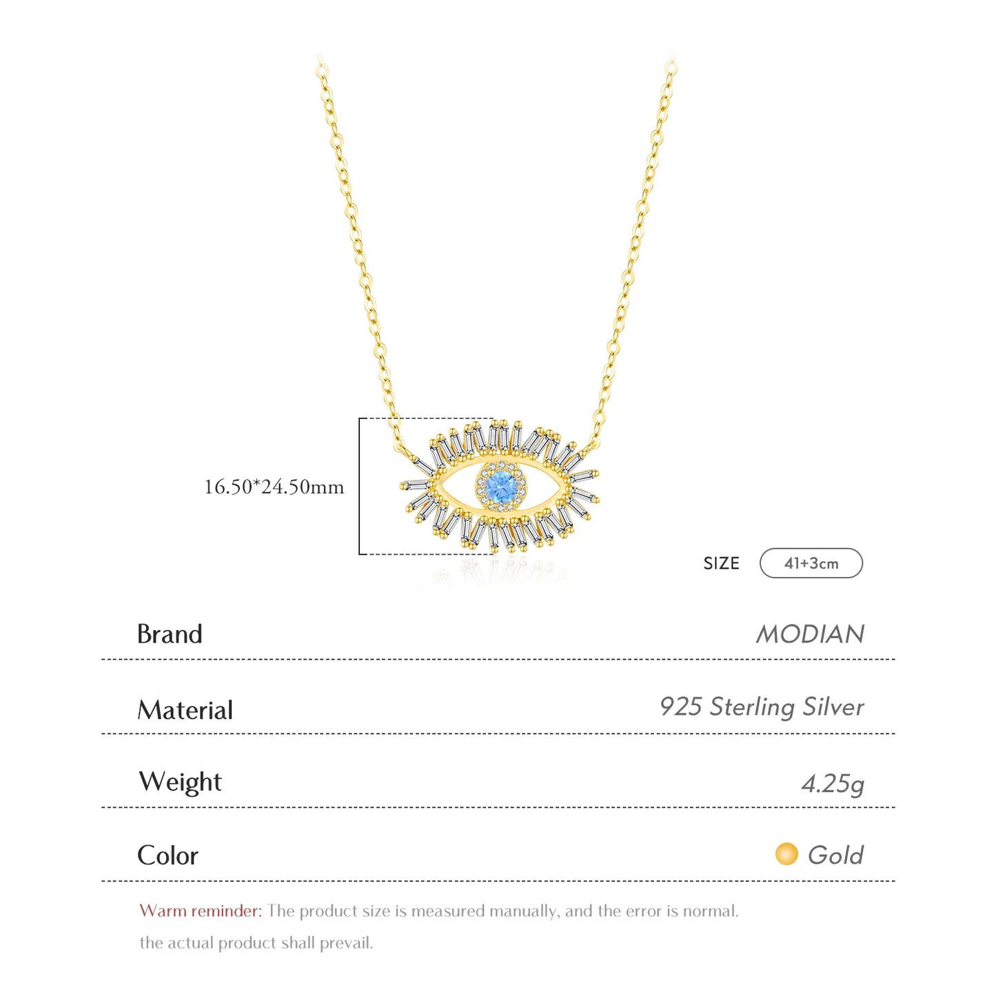 Golden Gaze – Damen-Anhänger